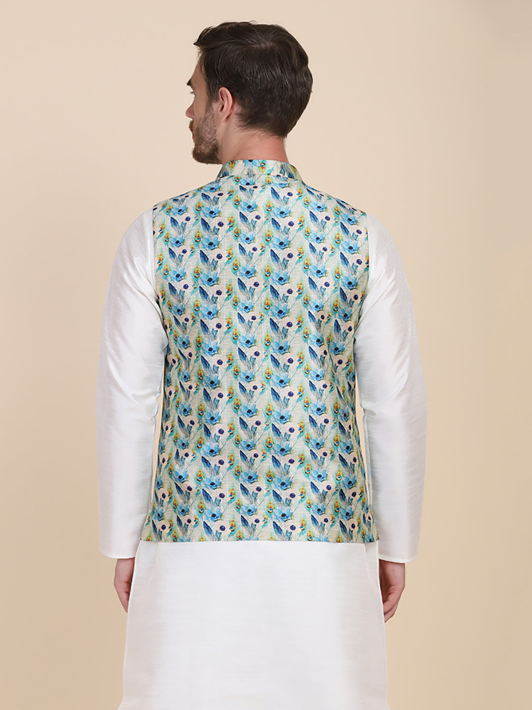 Men Kurta Set With Jacket - Tahvo India
