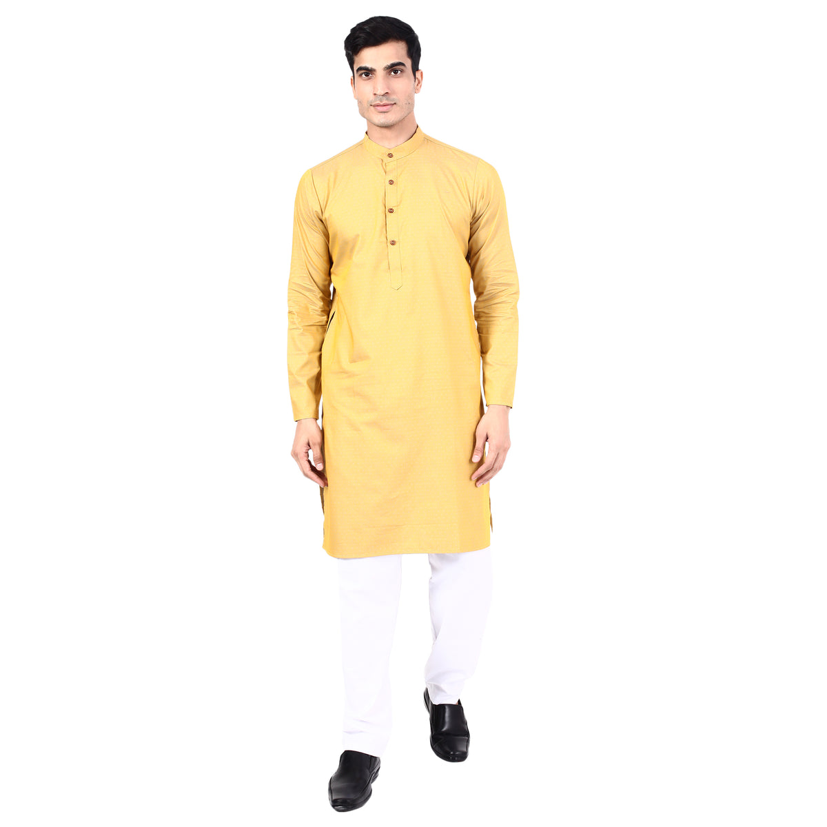 Men Yellow Kurta Set