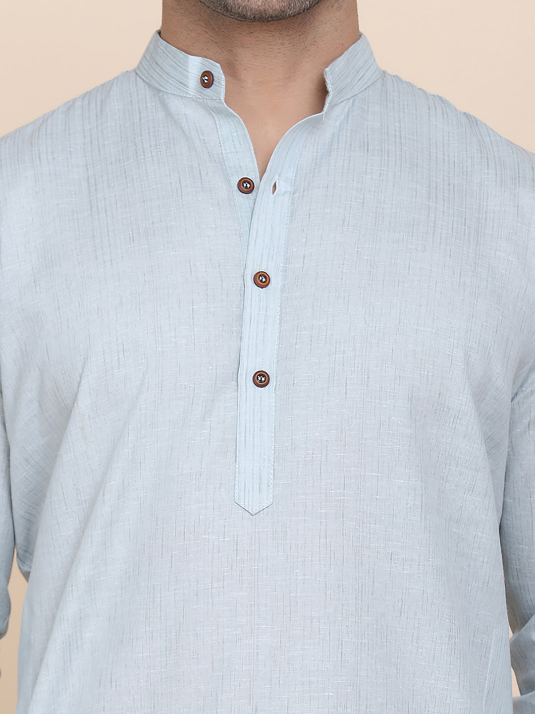 Men Sea Green Kurta set - Tahvo India