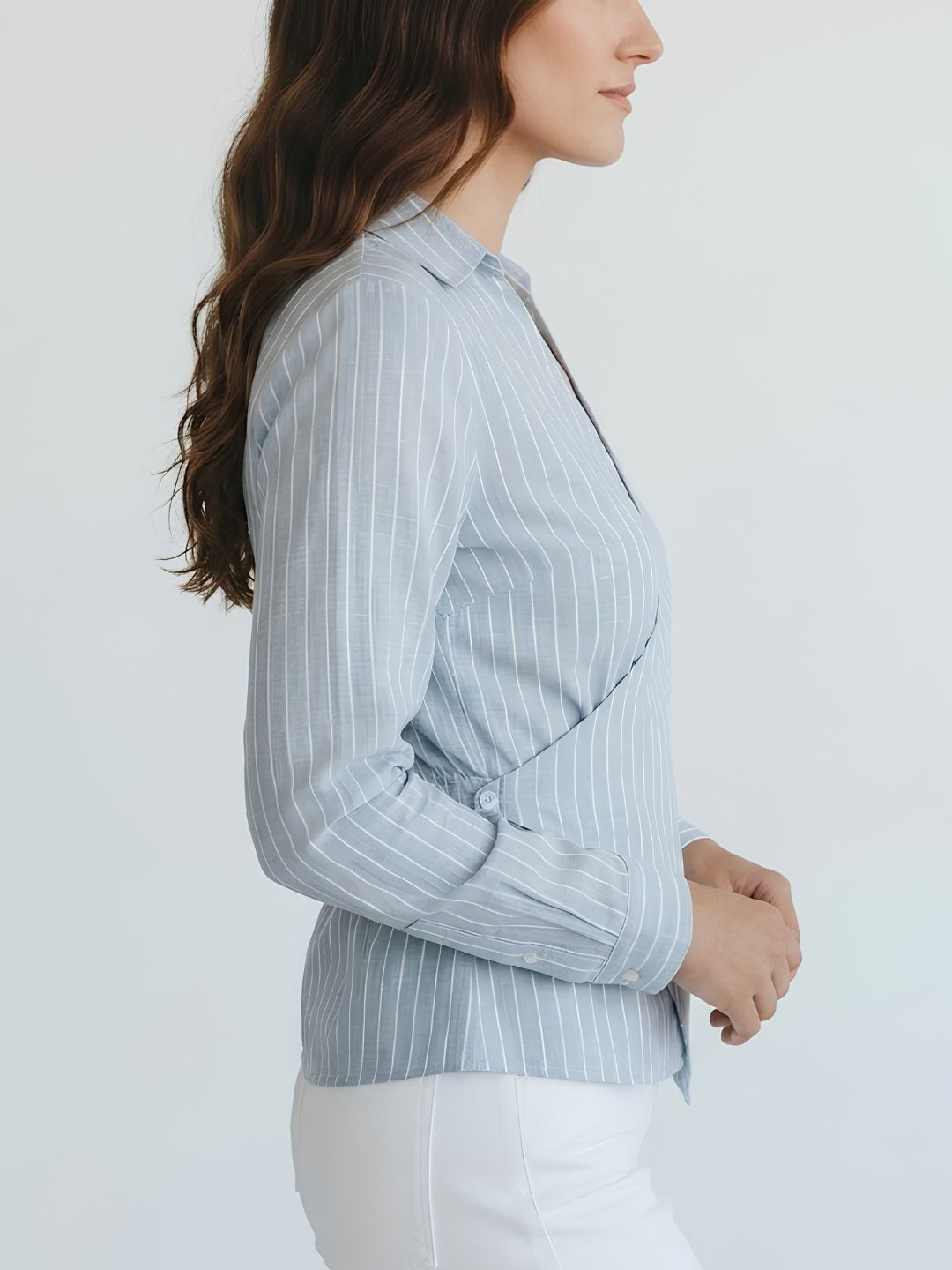 Blue Overlap Shirt