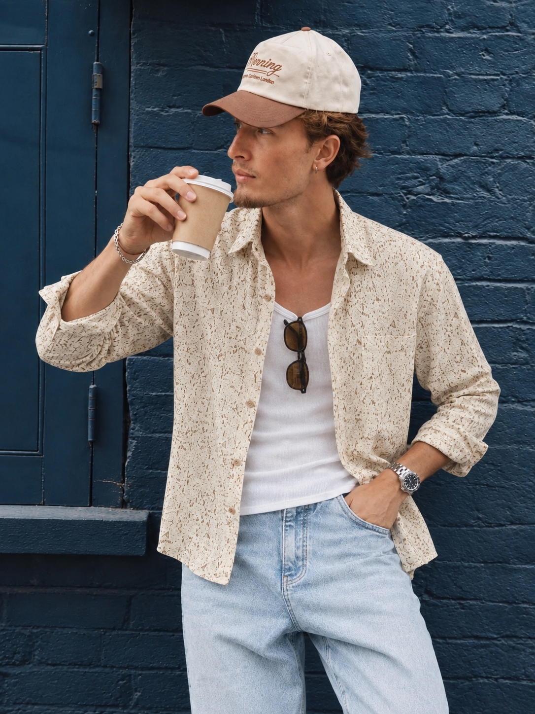 Pure Cotton Casual Printed Shirt