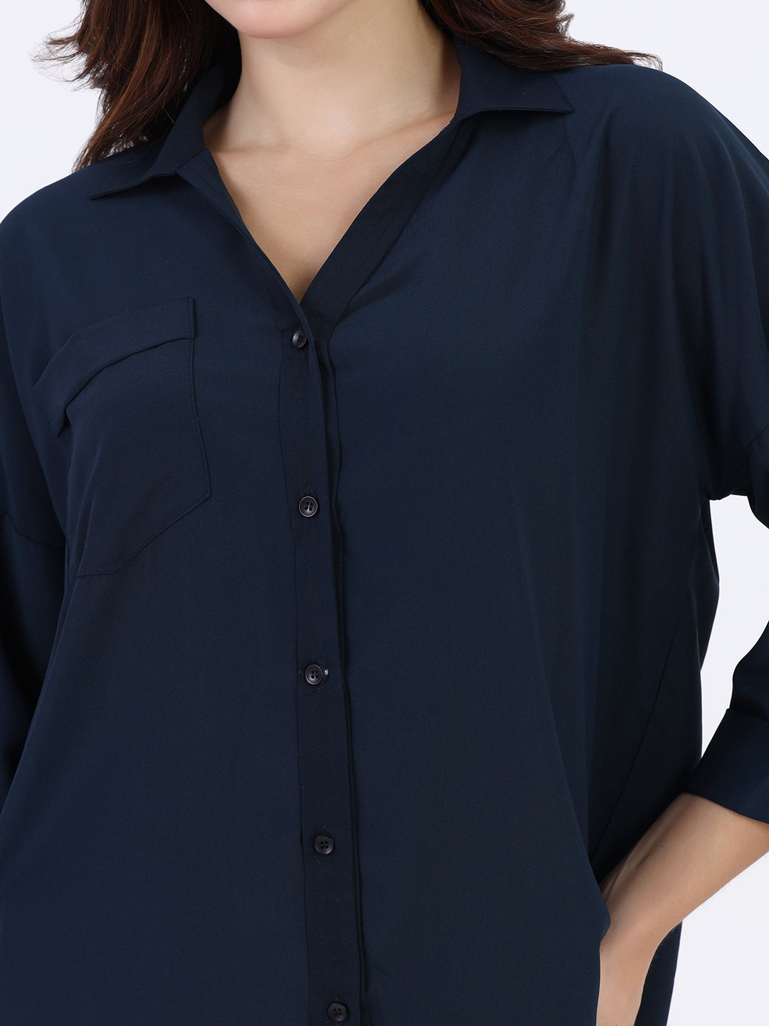 Blue coords set of trousers and shirt