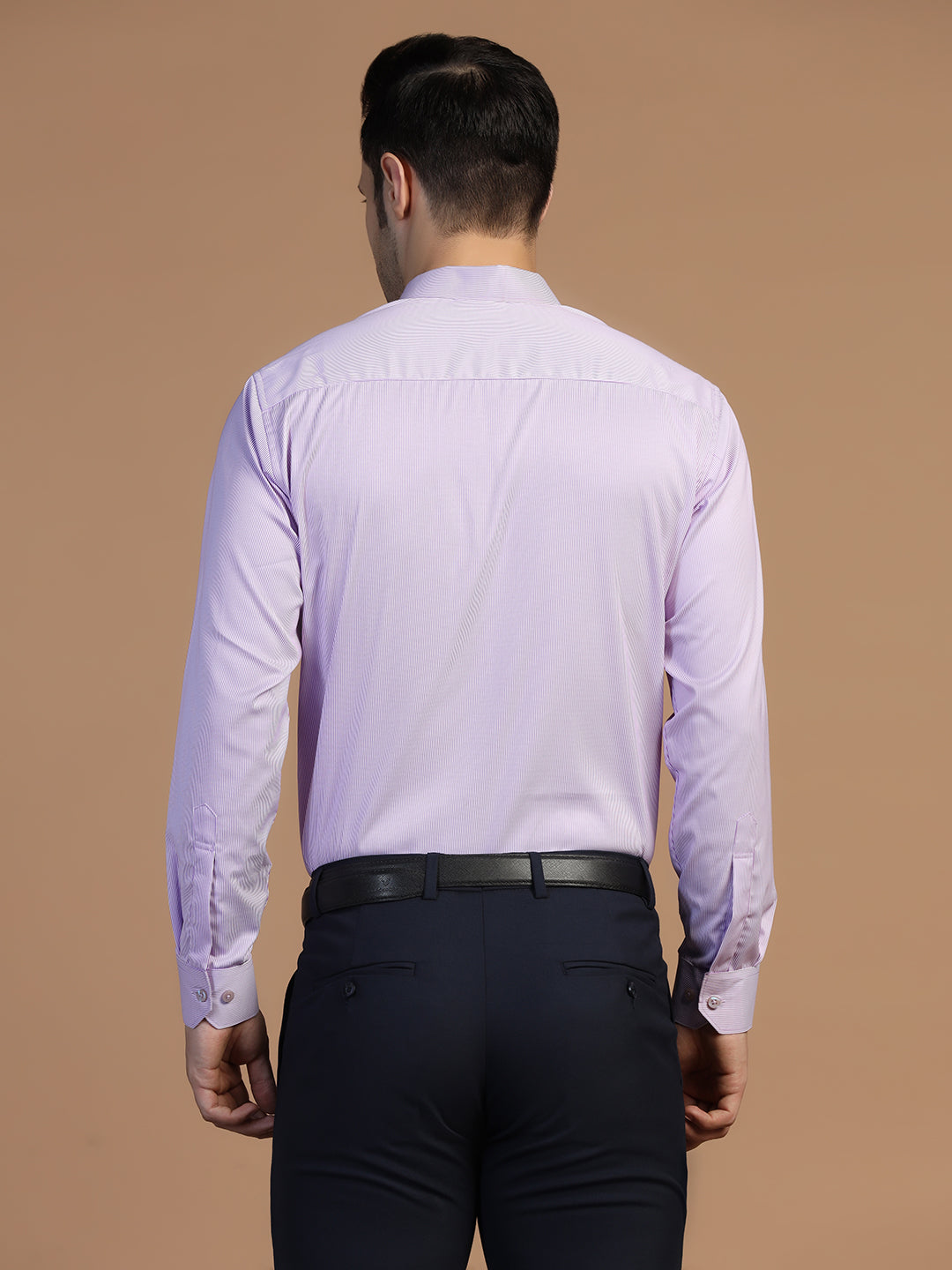 Purple Stripes Full Sleeves Shirt - Tahvo India
