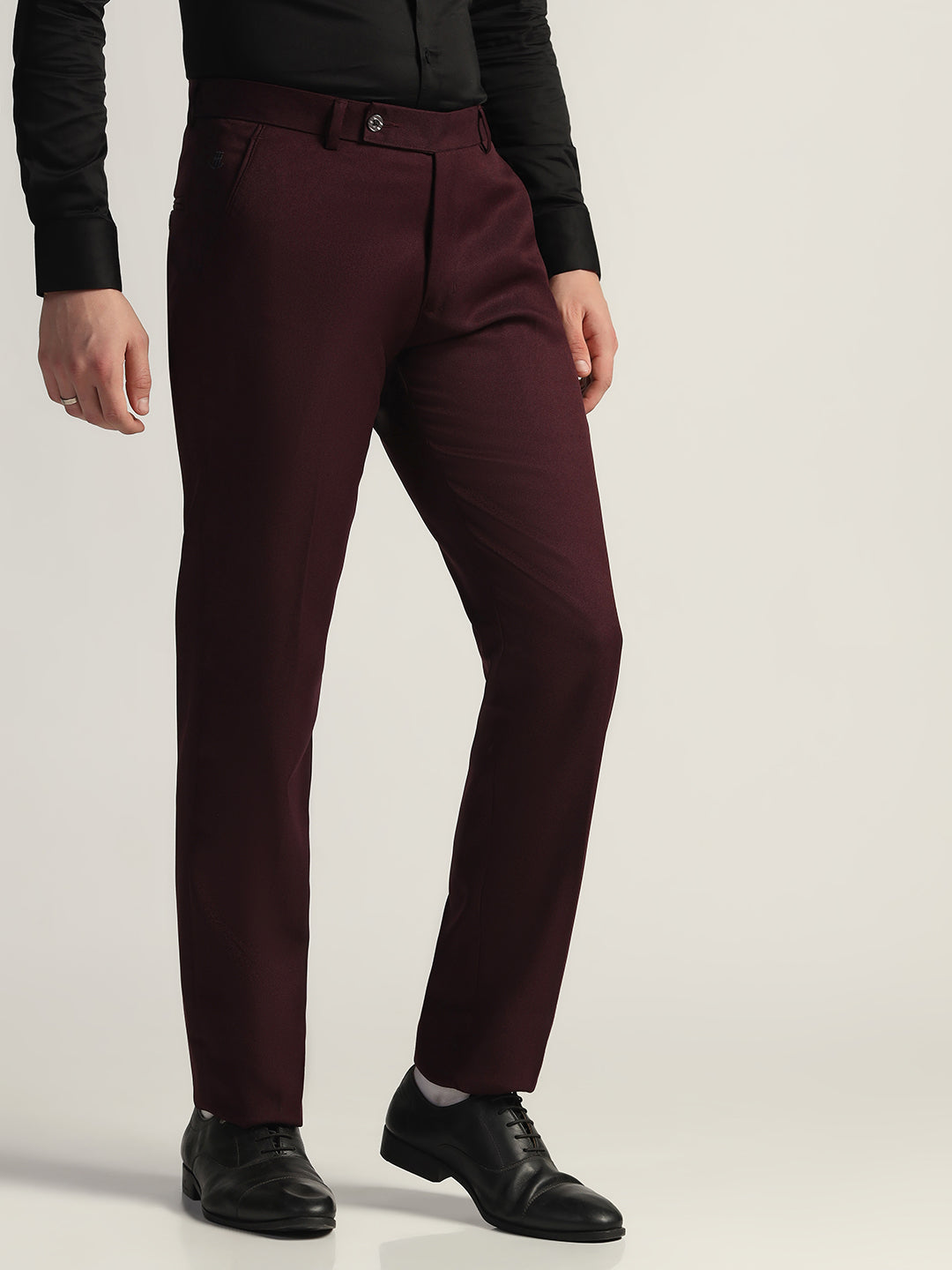 Mens Wine Trousers