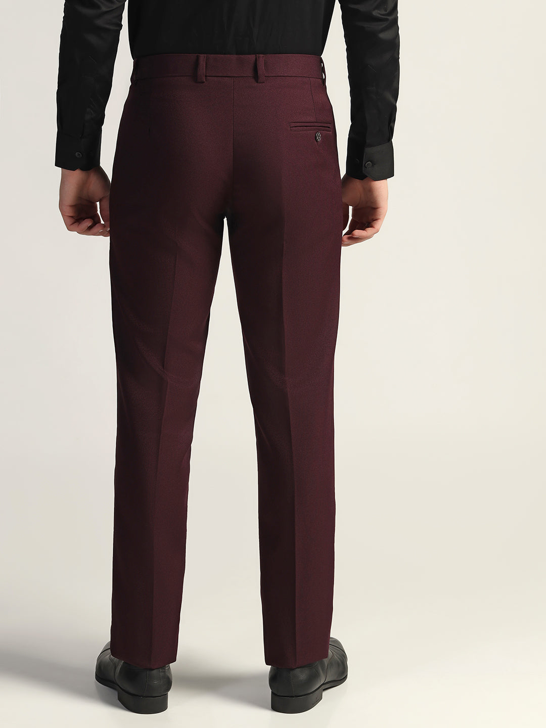 Mens Wine Trousers