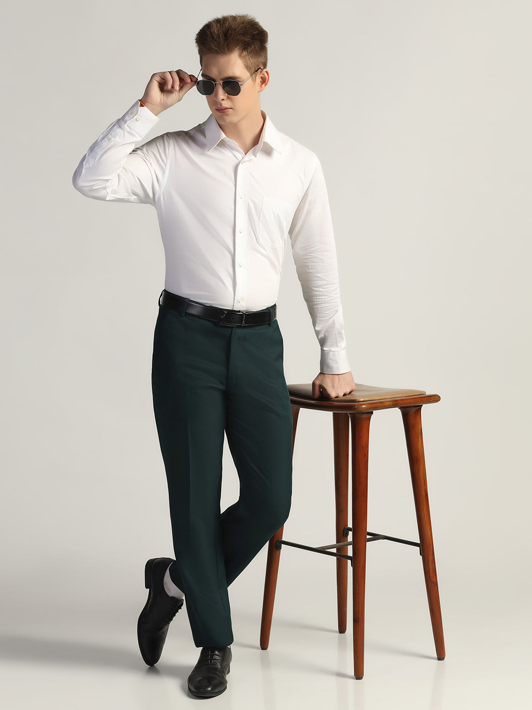 Mens Green Trousers
