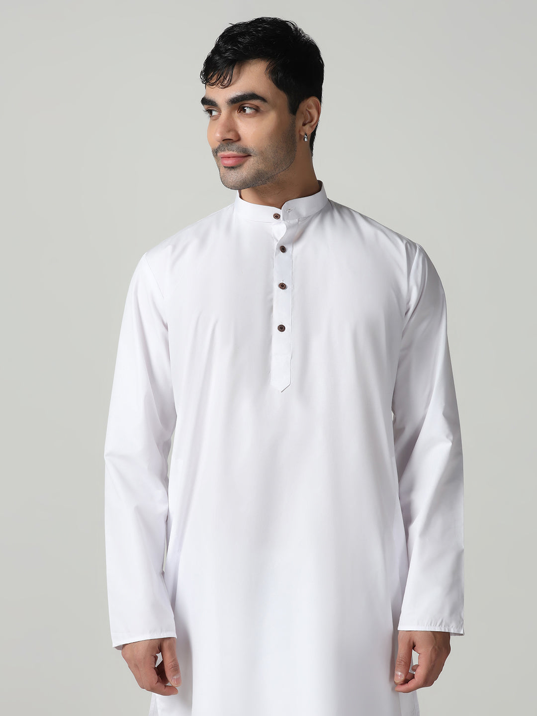 Men White Kurta Set
