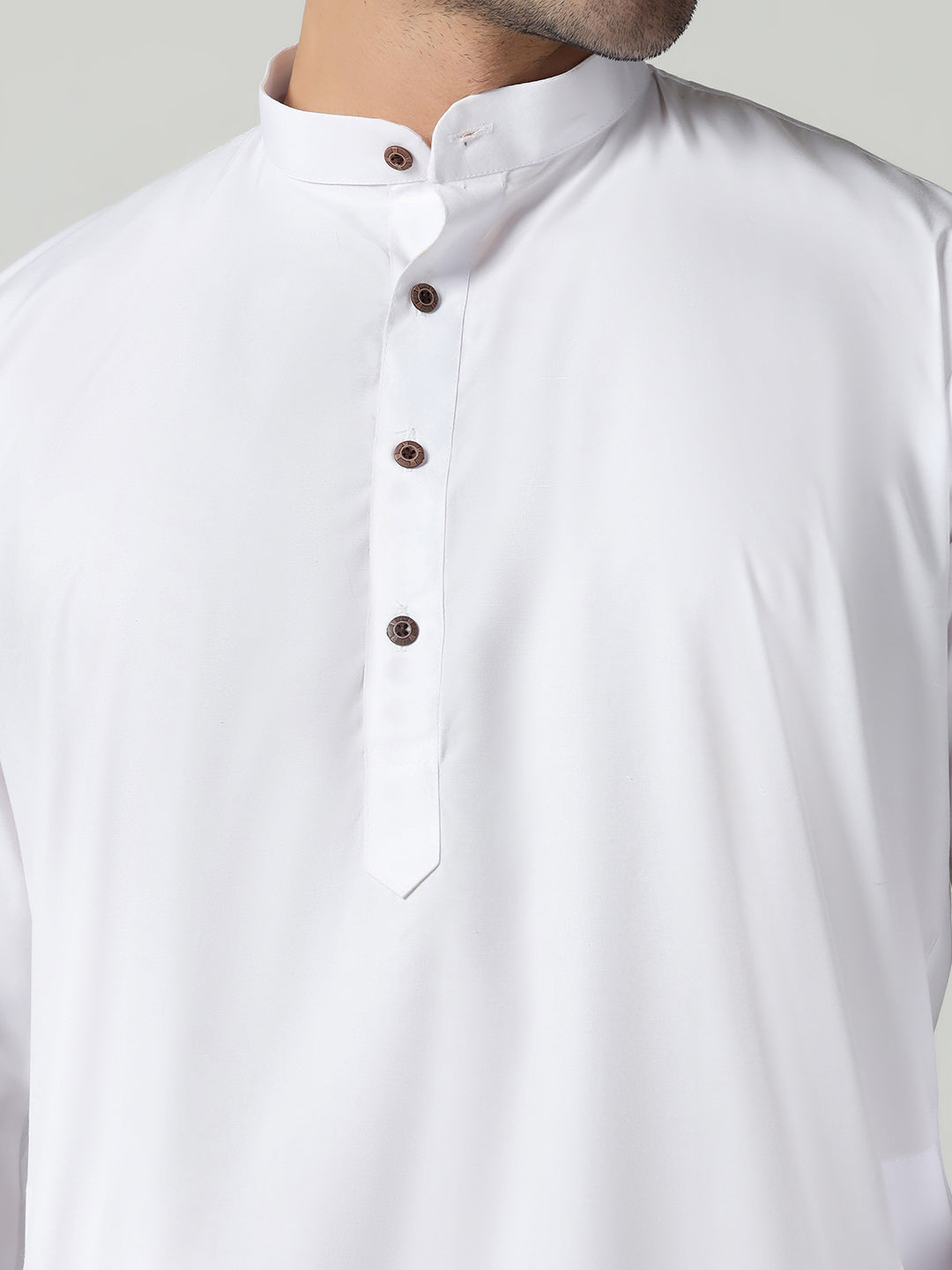 Men White Kurta Set