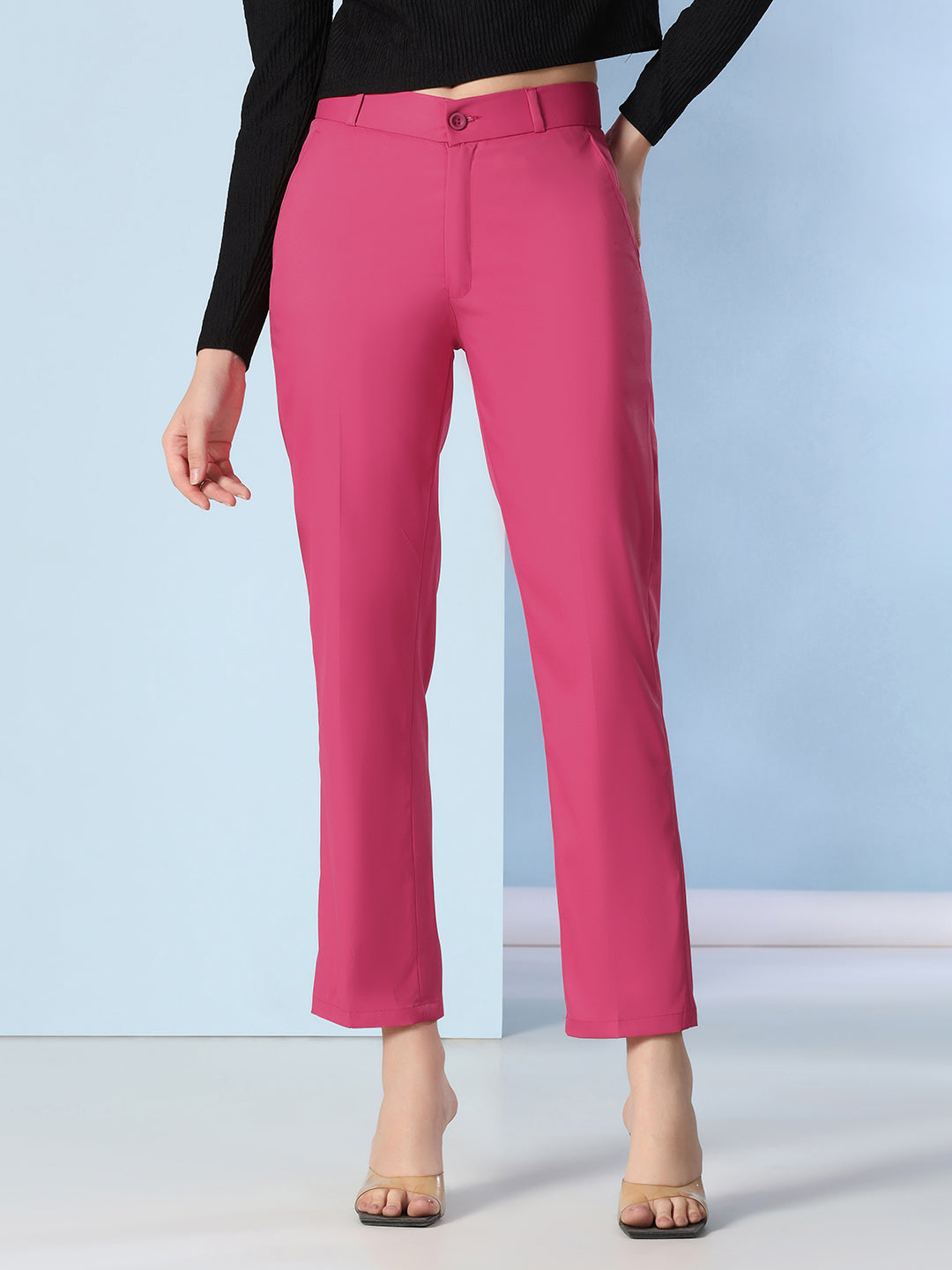 Women Pink trousers