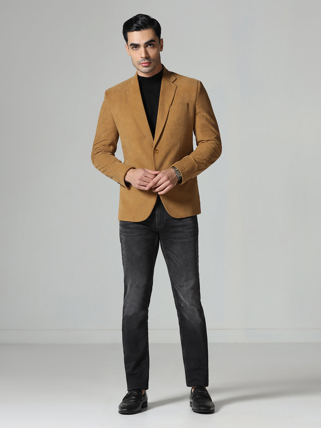 Mustard Corduroy Blazer