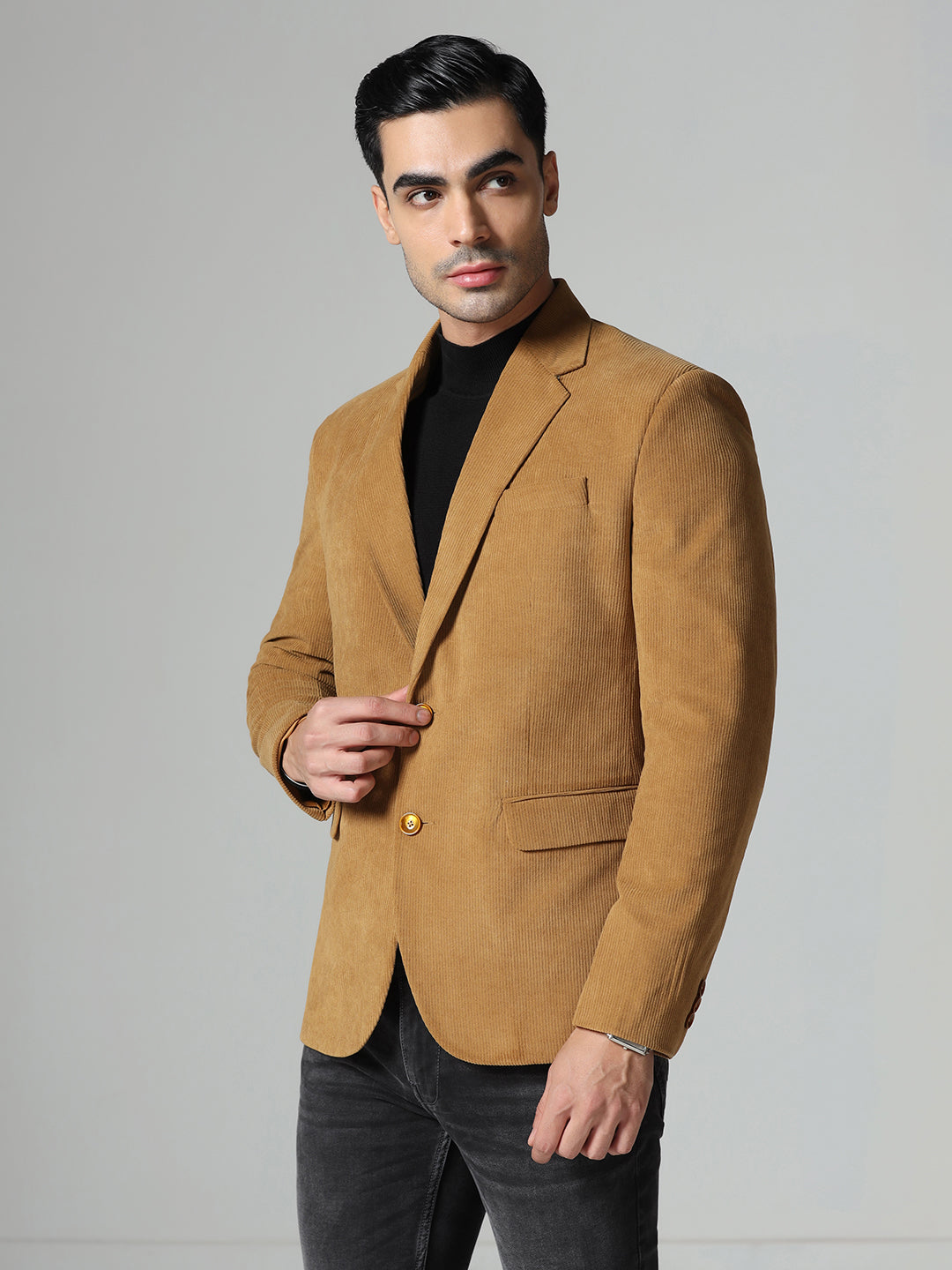 Mustard Corduroy Blazer