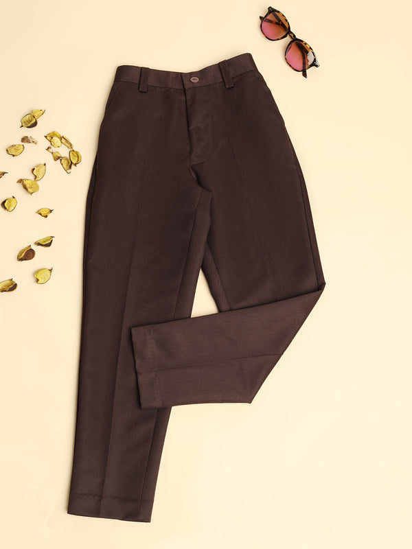 Brown Formal Trousers