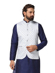 TAHVO MEN Printed nehru jacket
