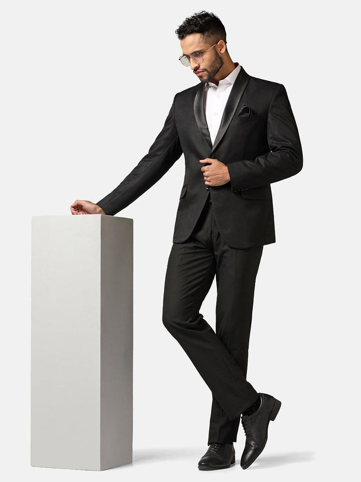 Black Tuxedo Suit - Tahvo India