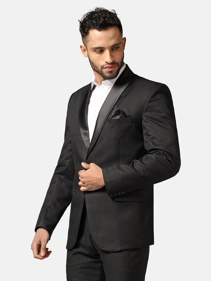 Black Tuxedo Suit - Tahvo India