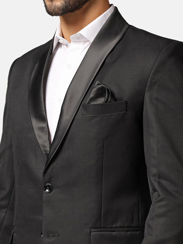 Black Tuxedo Suit - Tahvo India