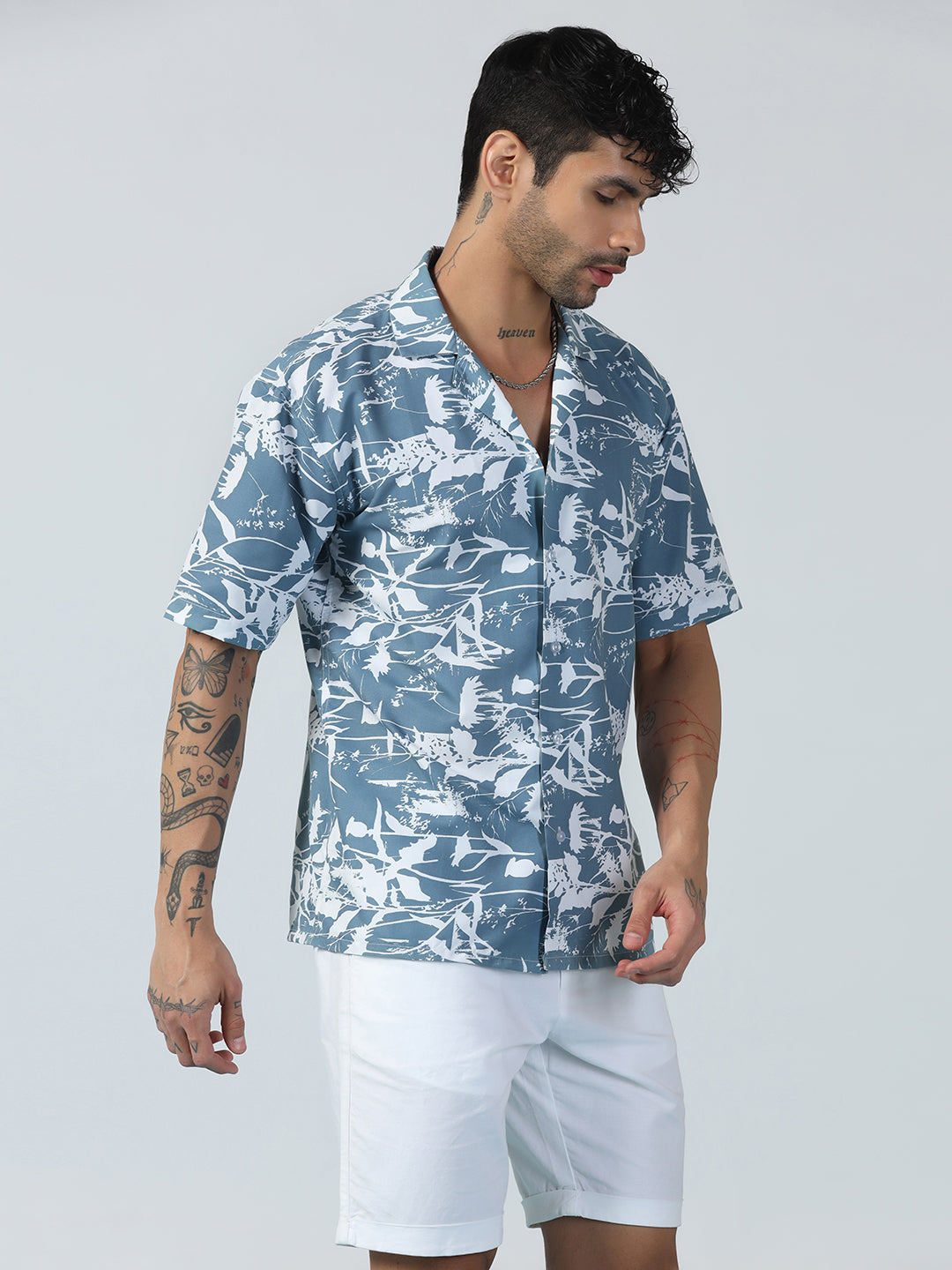Airglow Forest Printed Half Sleeve Shirt