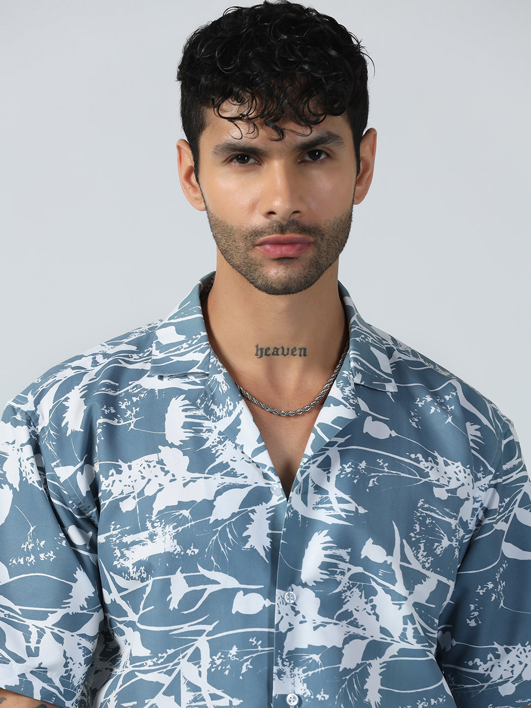 Airglow Forest Printed Half Sleeve Shirt
