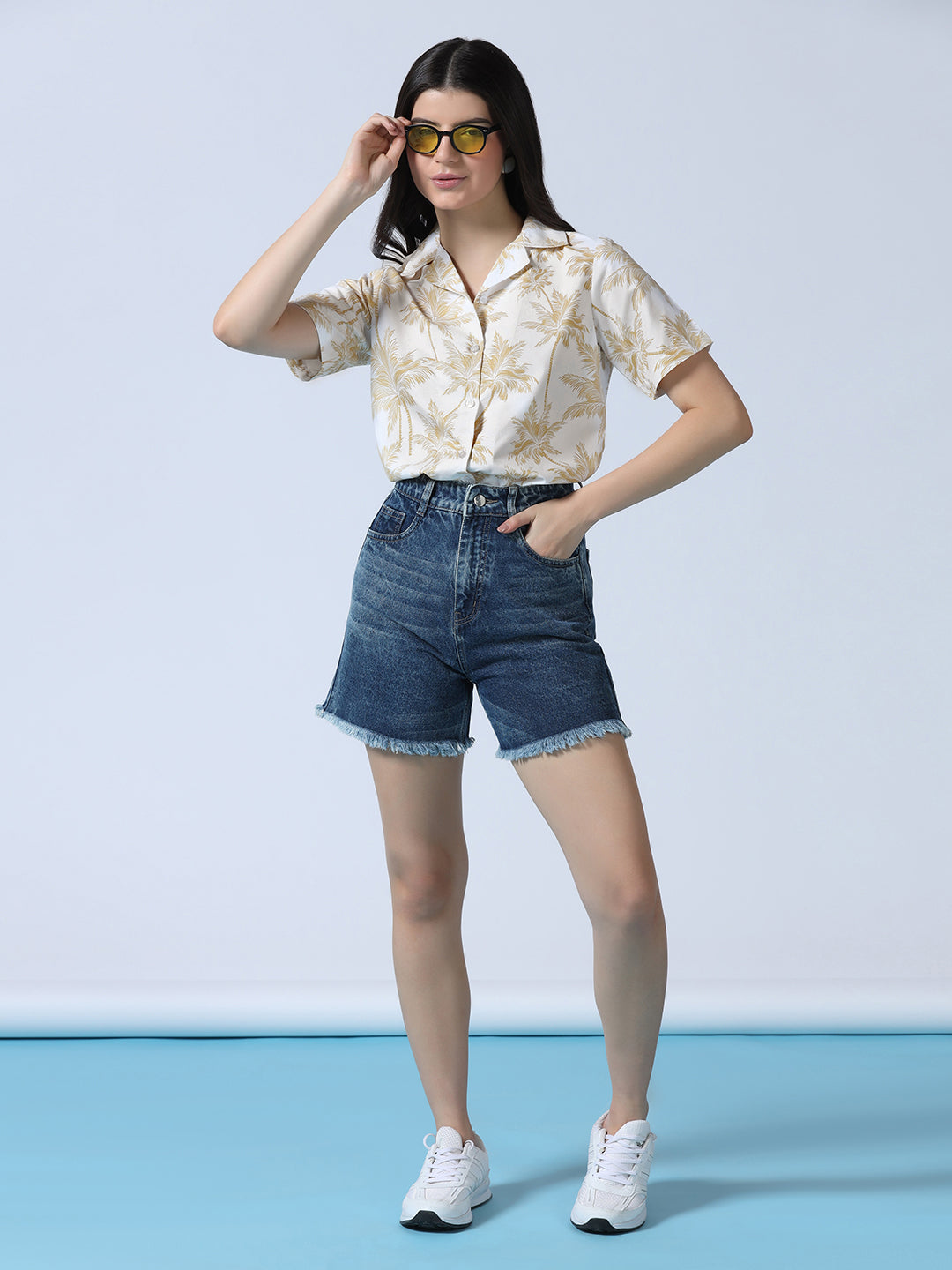 Women Relaxed Printed Shirt - Tahvo India