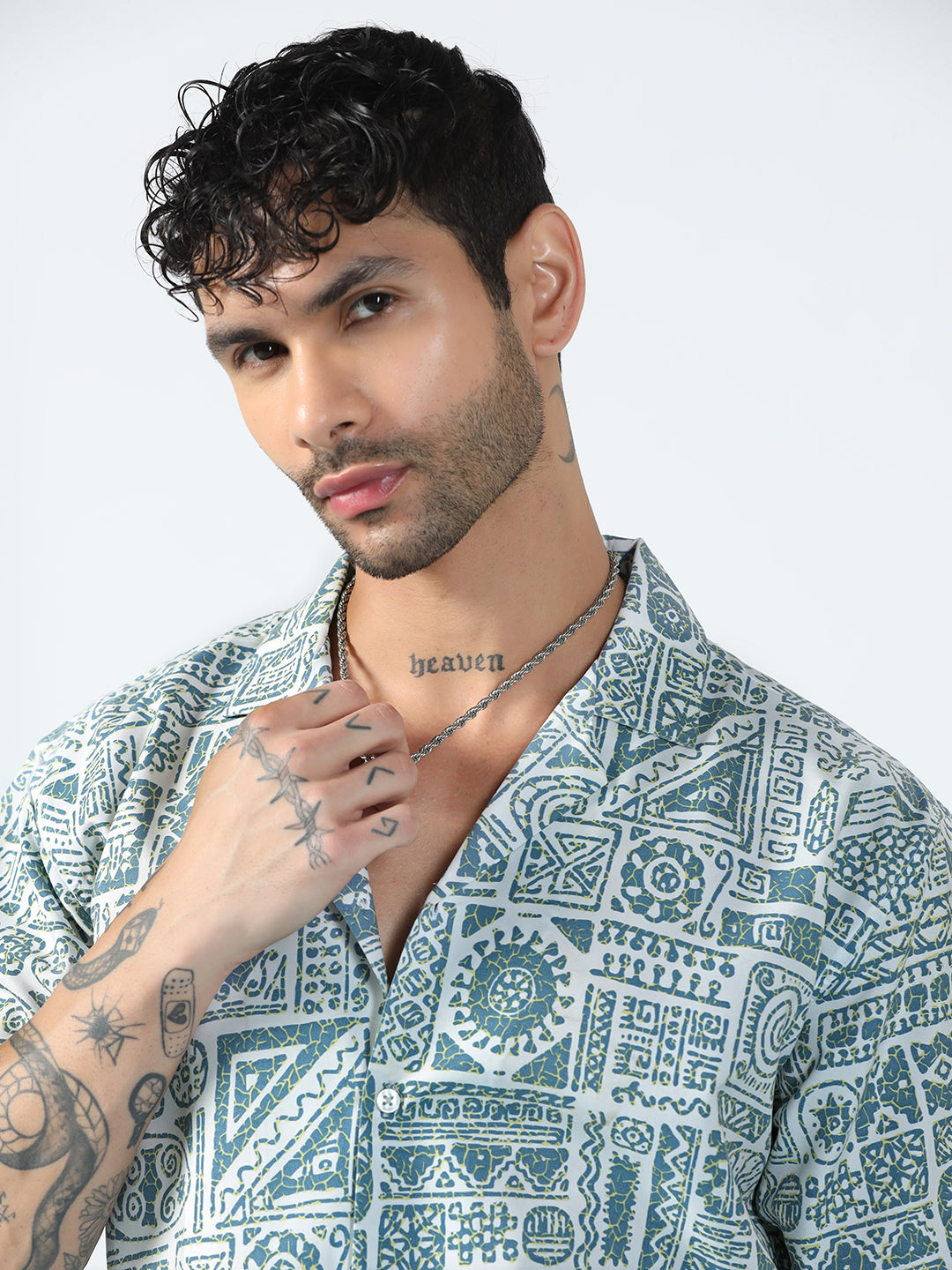 Tribal Printed Half Sleeve Shirt
