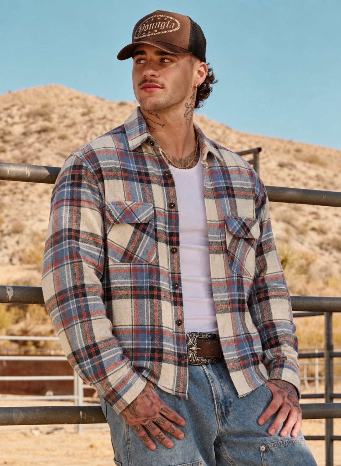 Checked Flannel Boxy fit Shirt