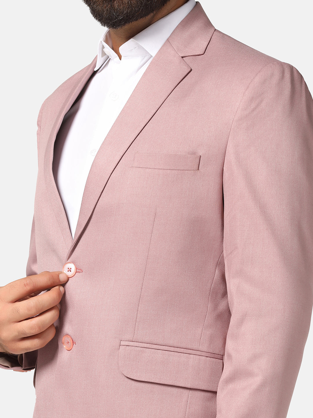 Men Pink Blazer