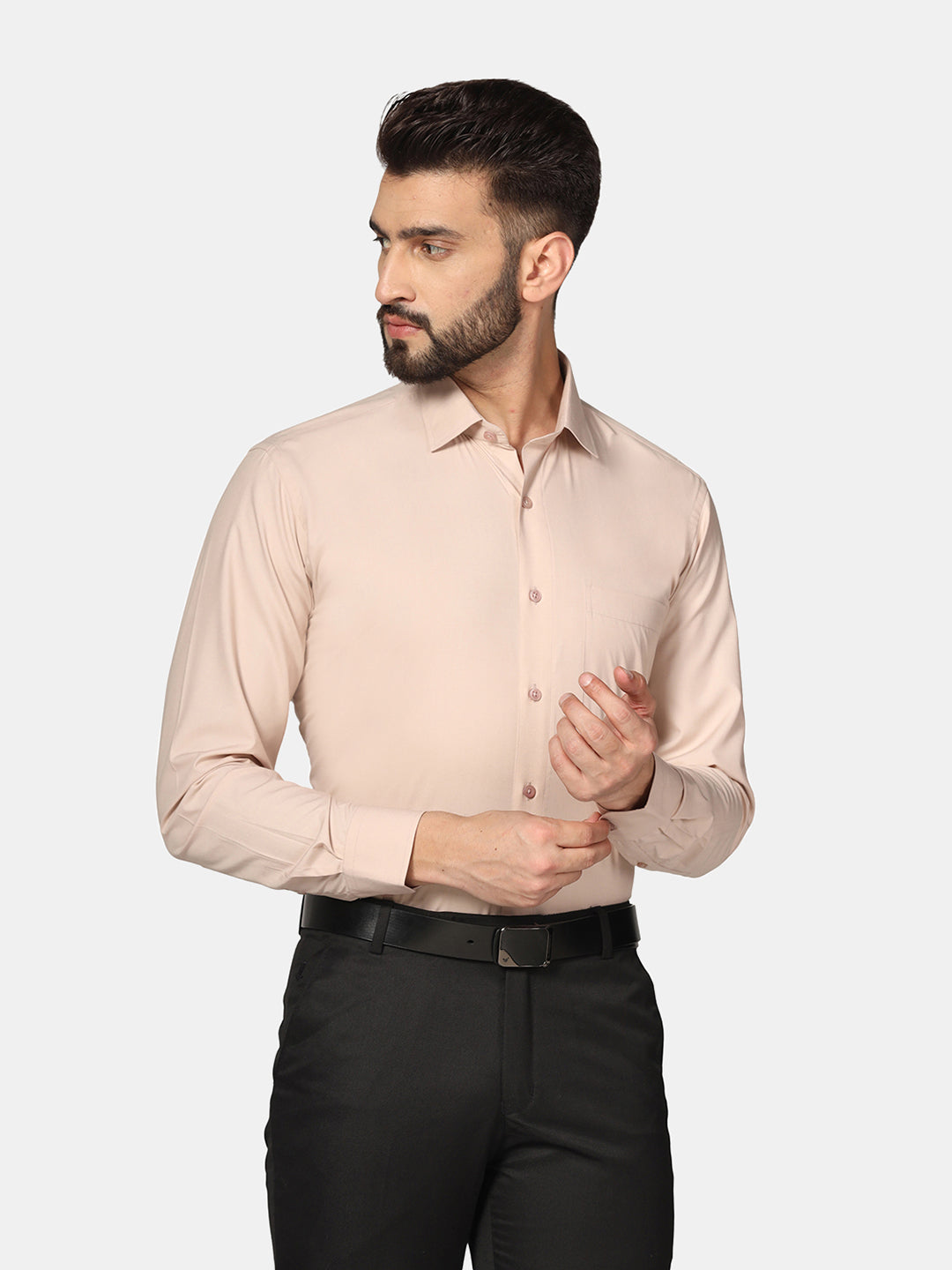 Men Pink Soft Cotton Shirt - Tahvo India