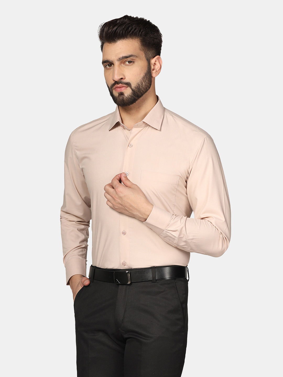 Men Pink Soft Cotton Shirt - Tahvo India