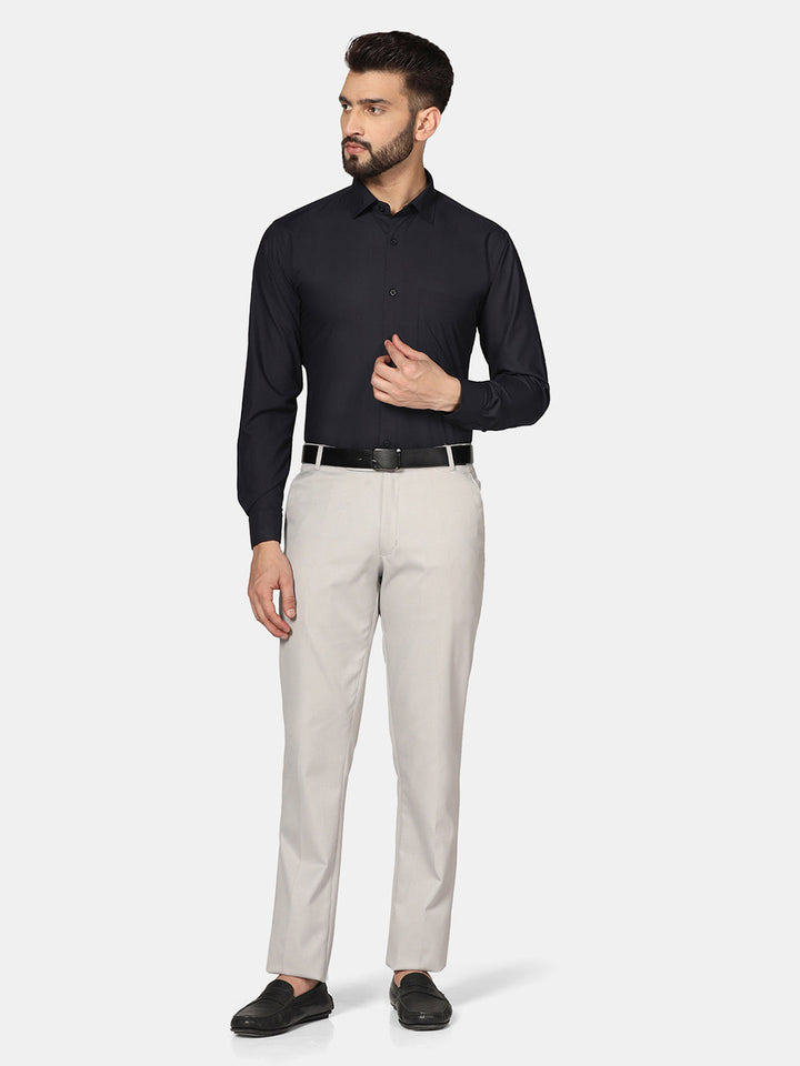 Men Blue Solid Shirt - Tahvo India