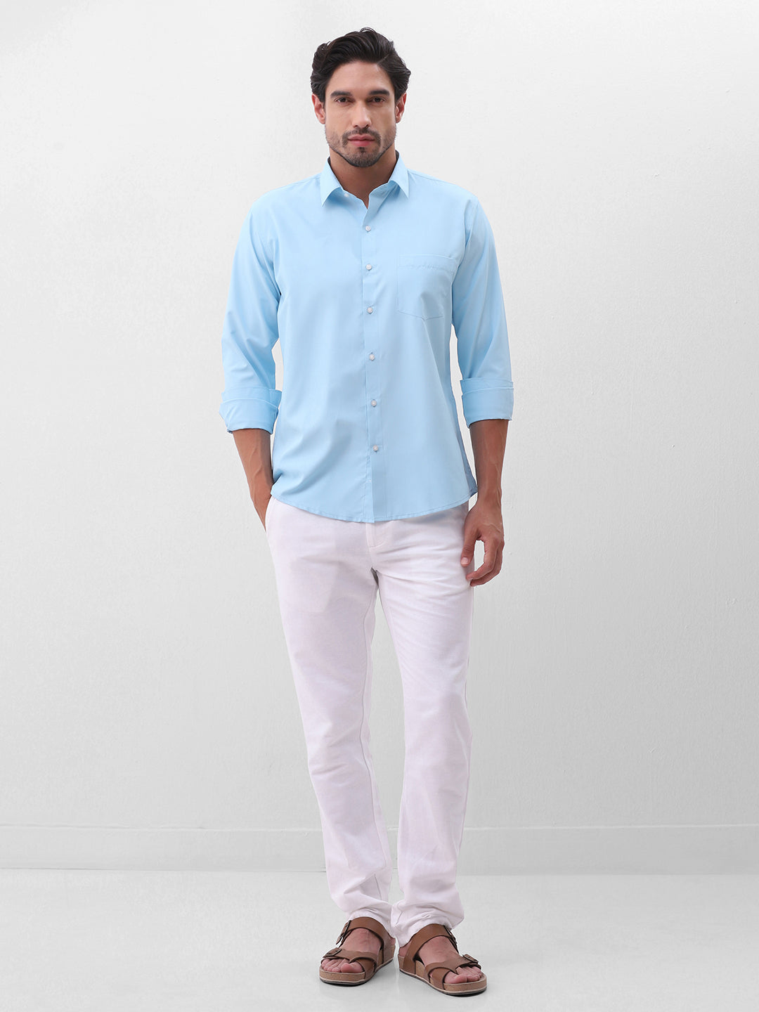 The Santorini Blue Shirt
