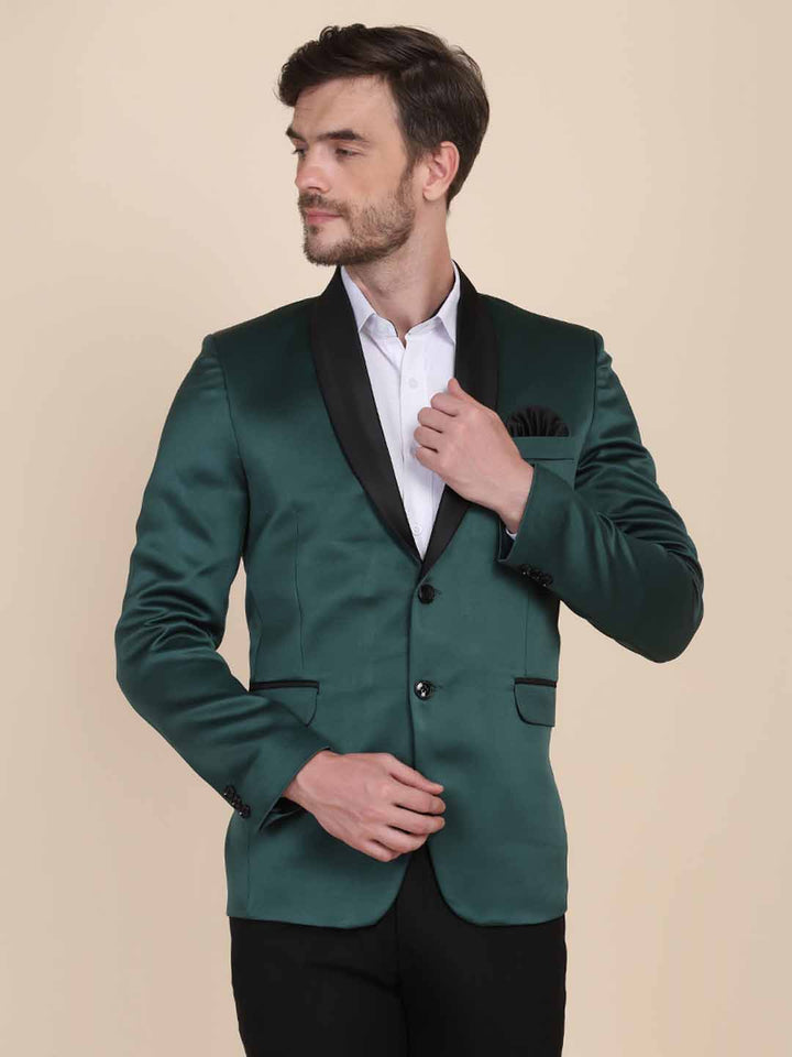 Men Green Tuxedo - Tahvo India