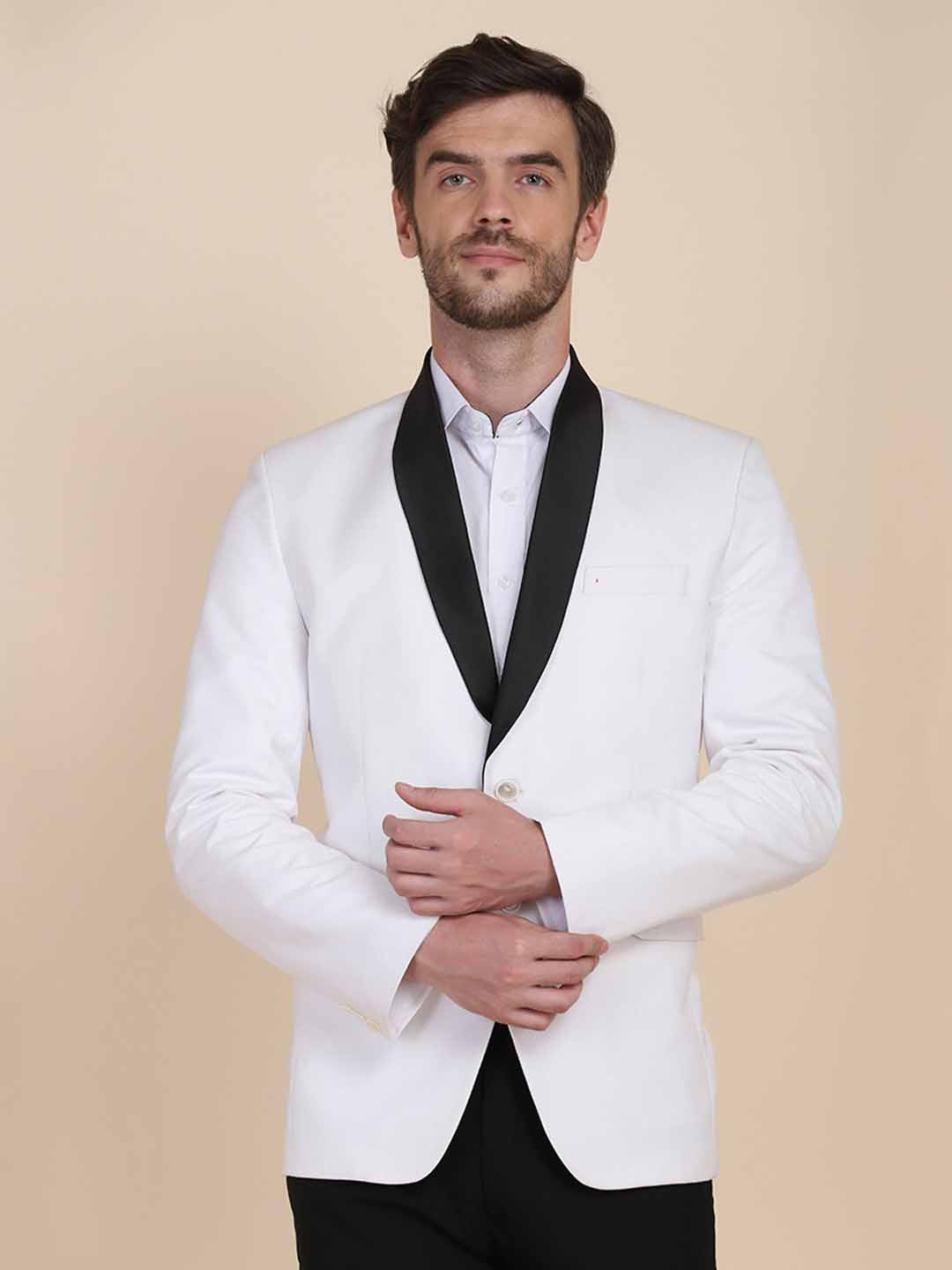 Men White Tuxedo - Tahvo India