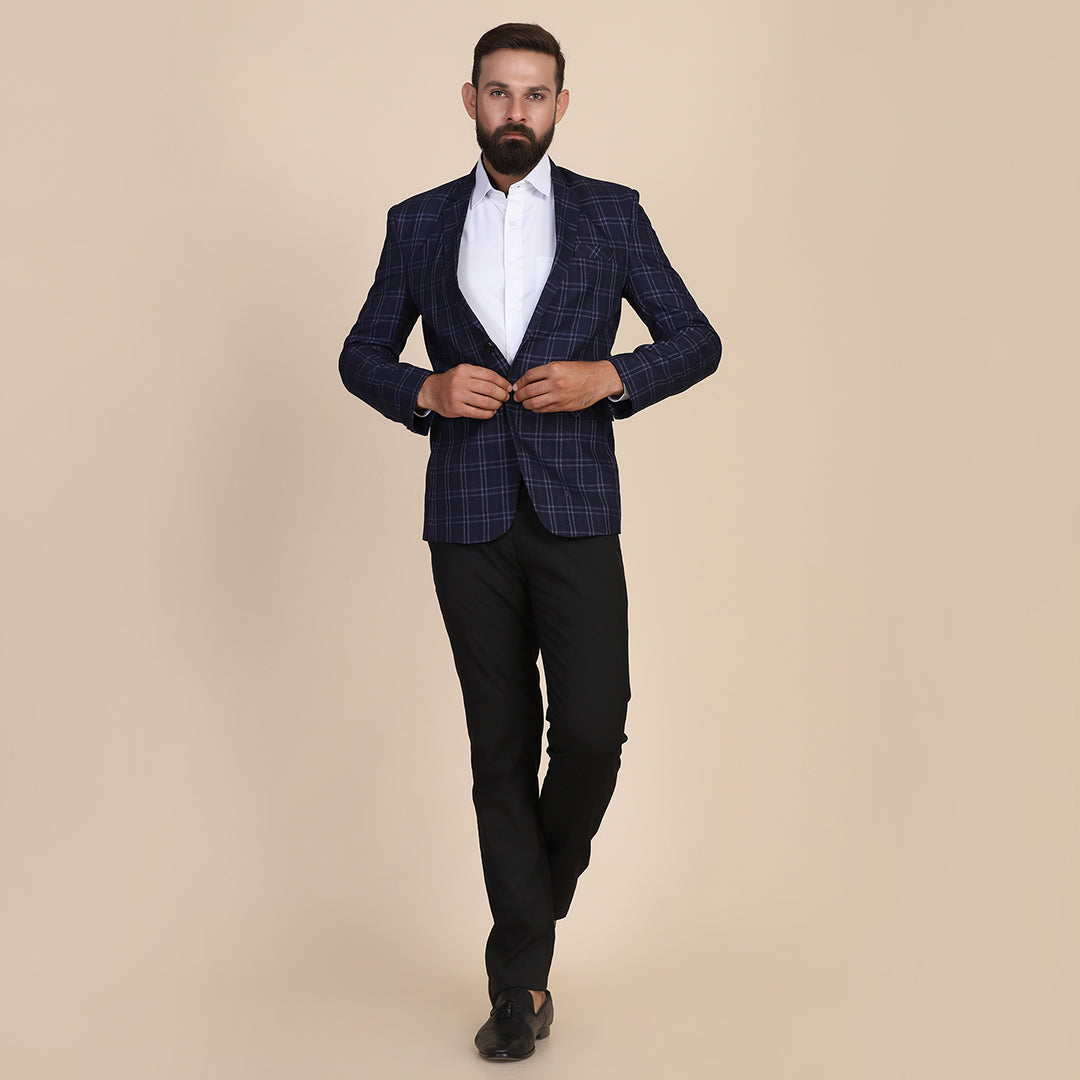 Tweed Check Men Suit