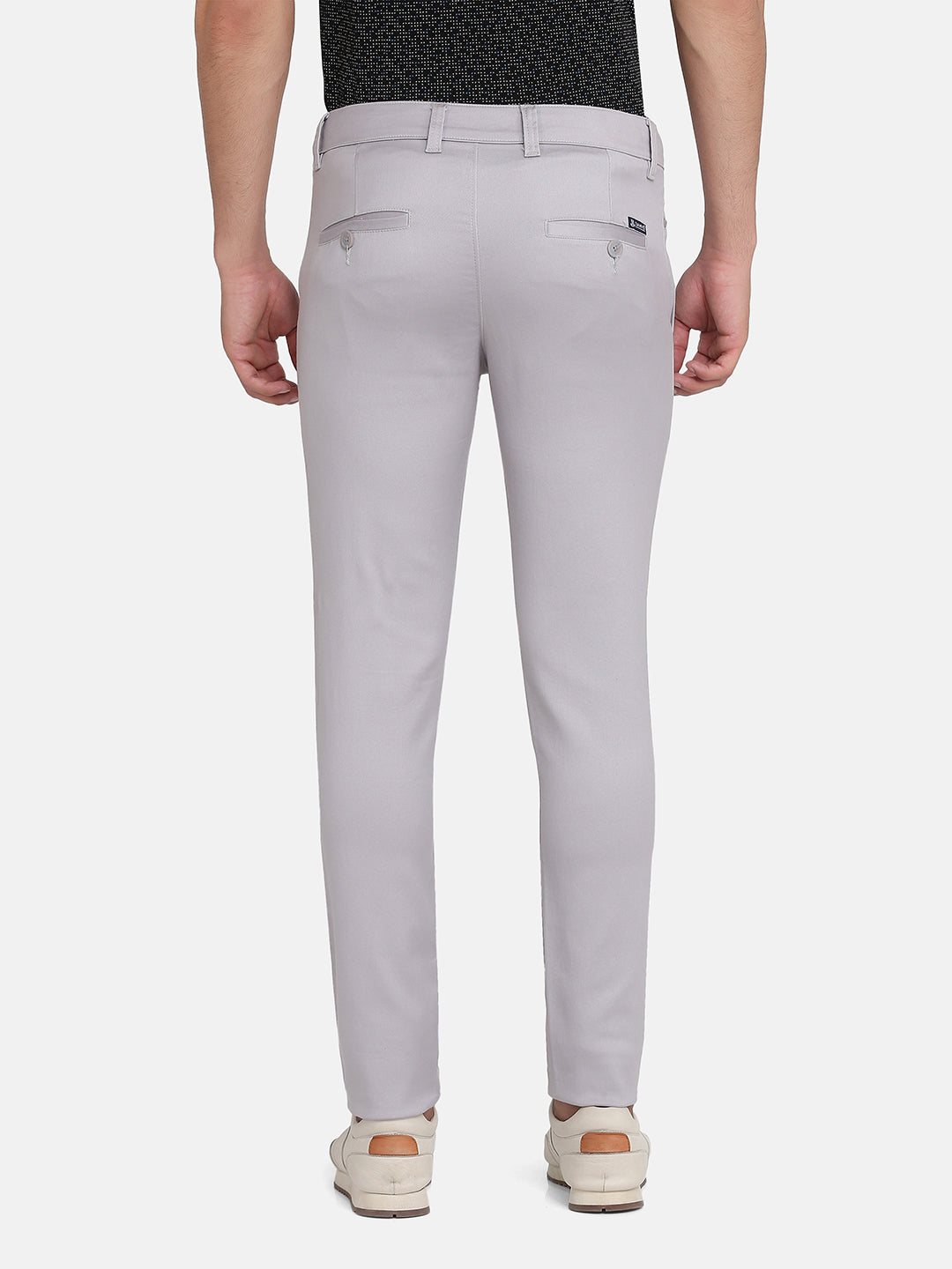 Men Grey Chinos - Tahvo India
