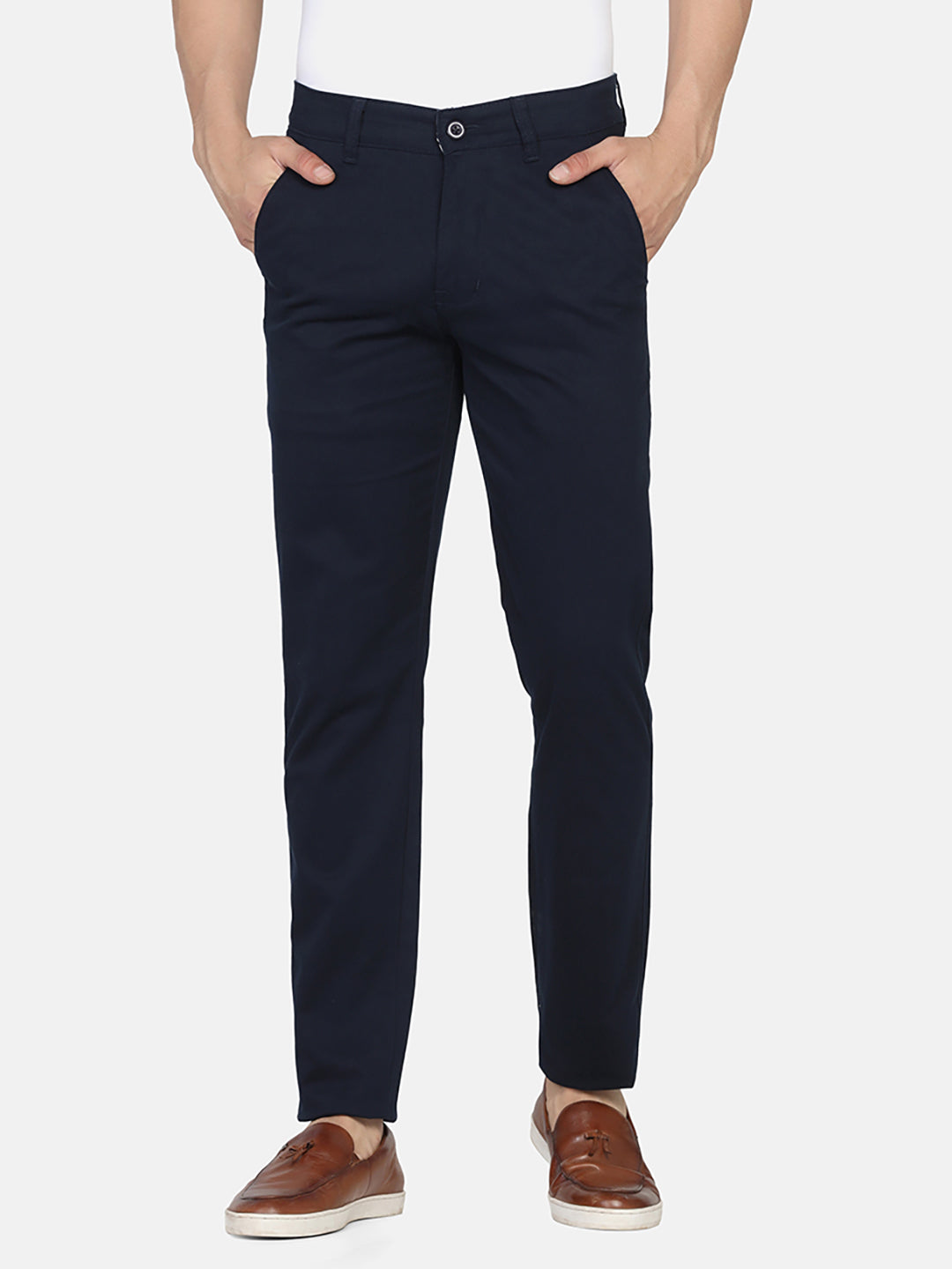 Men Blue Chinos - Tahvo India