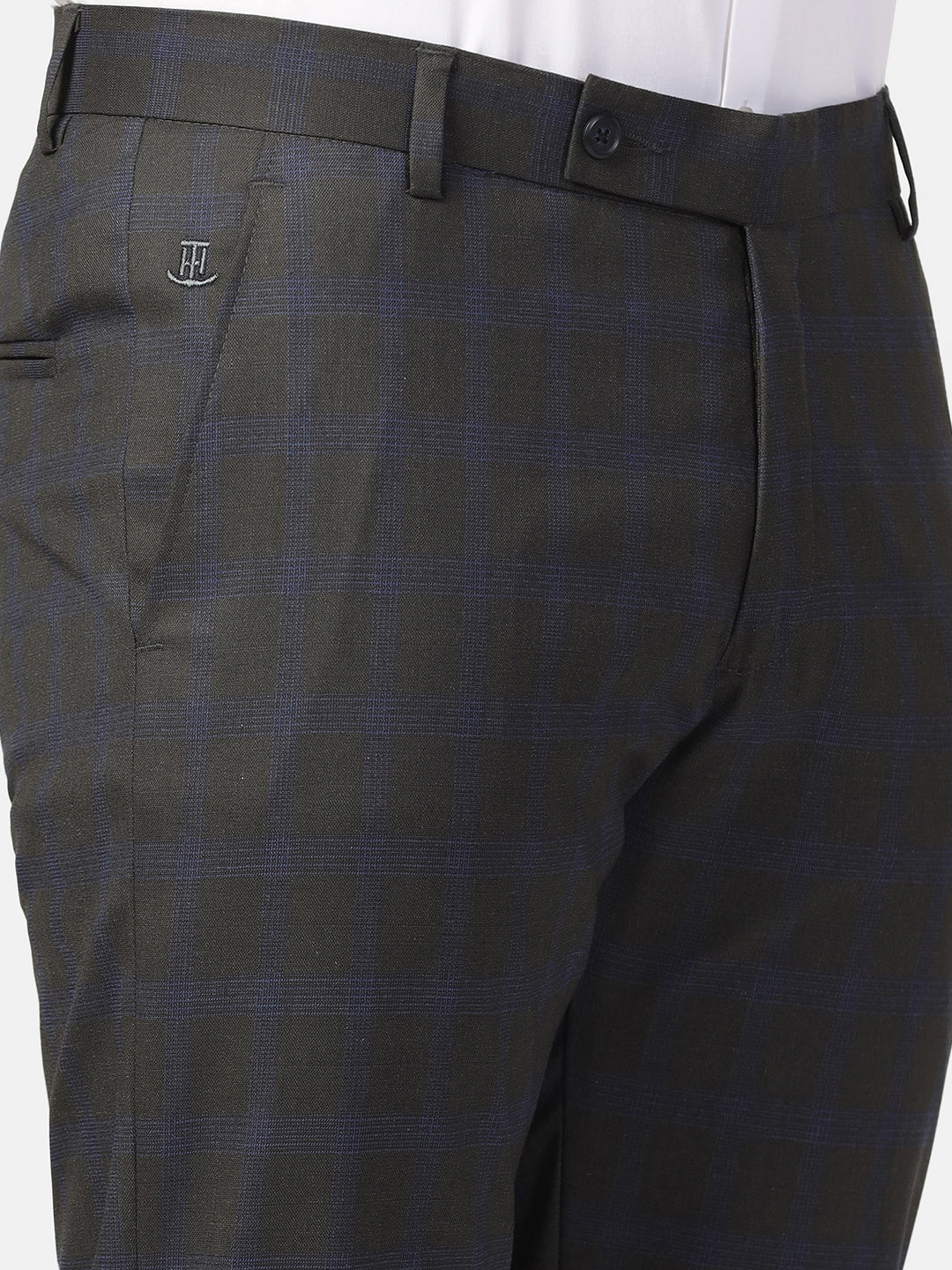 Formal Men Check Strechable Trousers - Tahvo India