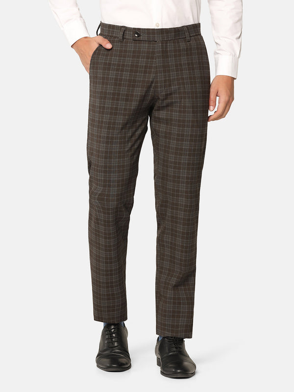 Men Stretchable Formal Trousers - Tahvo India