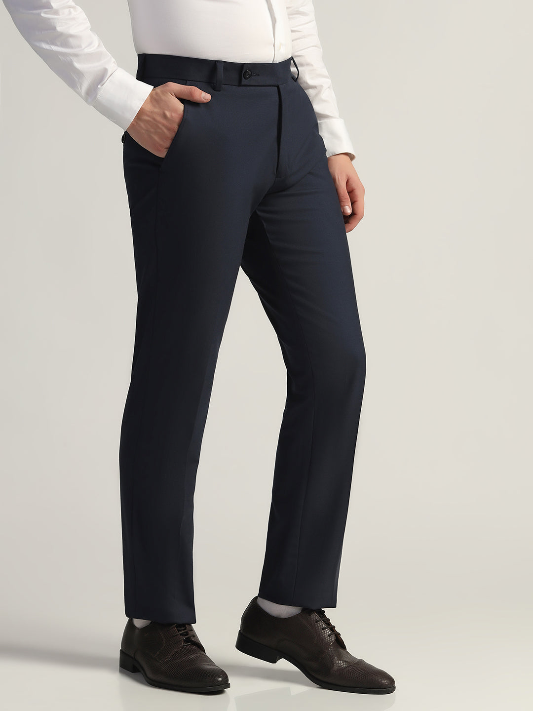 Mens Dark Blue Trouser - Tahvo India