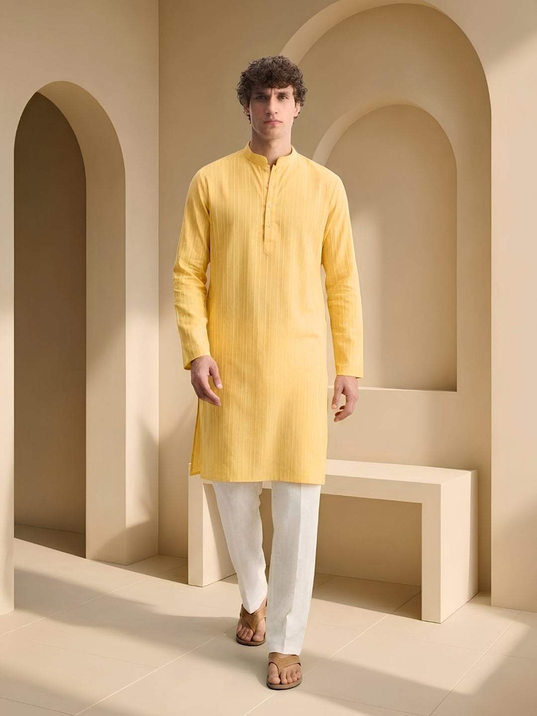 Yellow Kurta Set