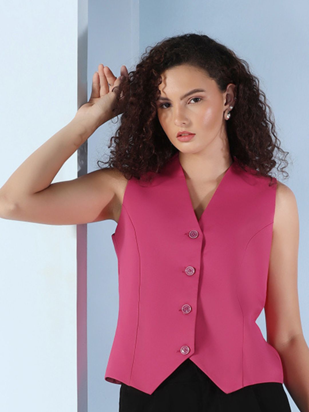 Hot Pink Waistcoat