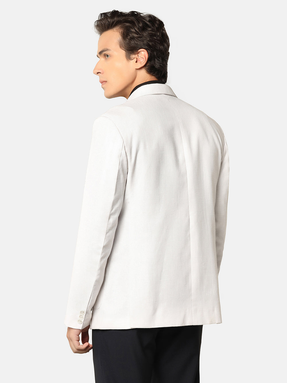 Men Linen Blazer - Tahvo India