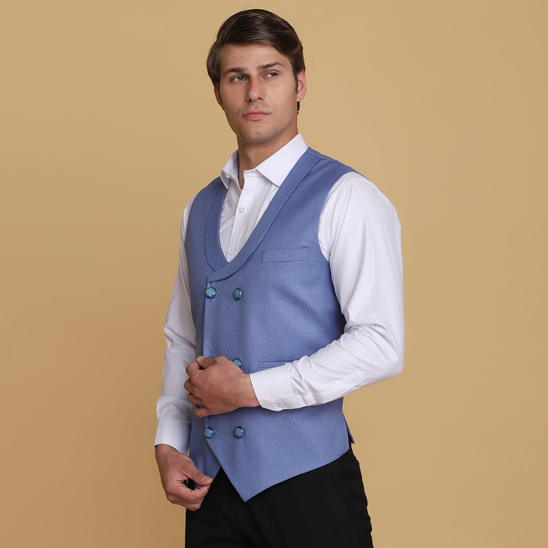 Light Blue Waist Coat