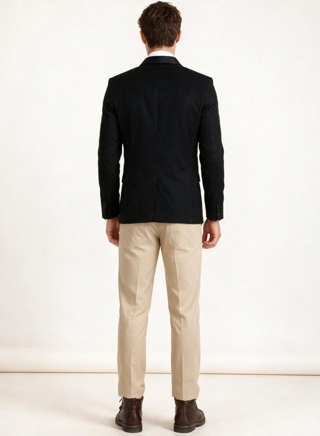 Men Black Tuxedo Blazer