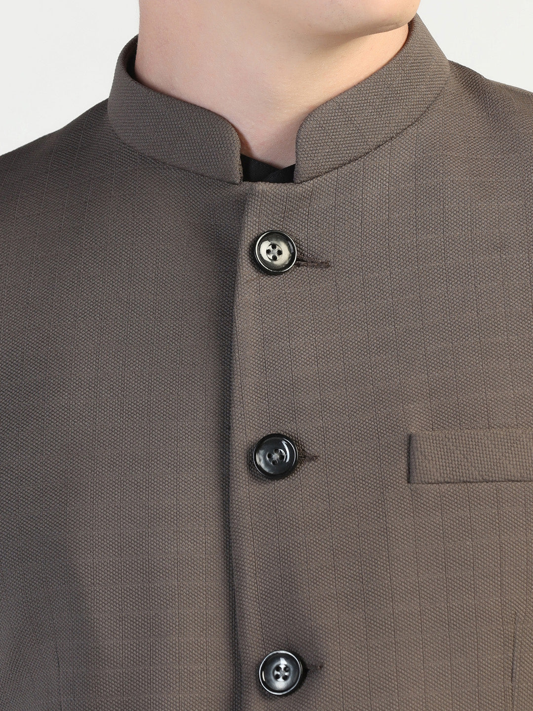 Grey Bandgala Blazer for Men - Tahvo India