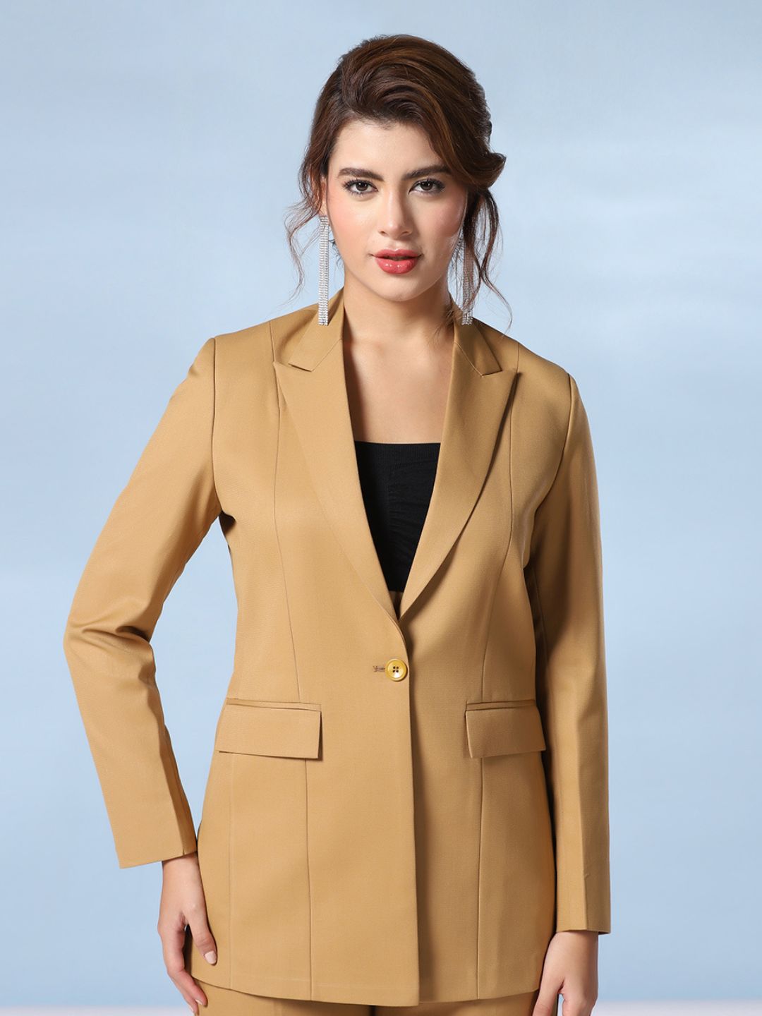 Men Linen Pink Blazer - Tahvo India