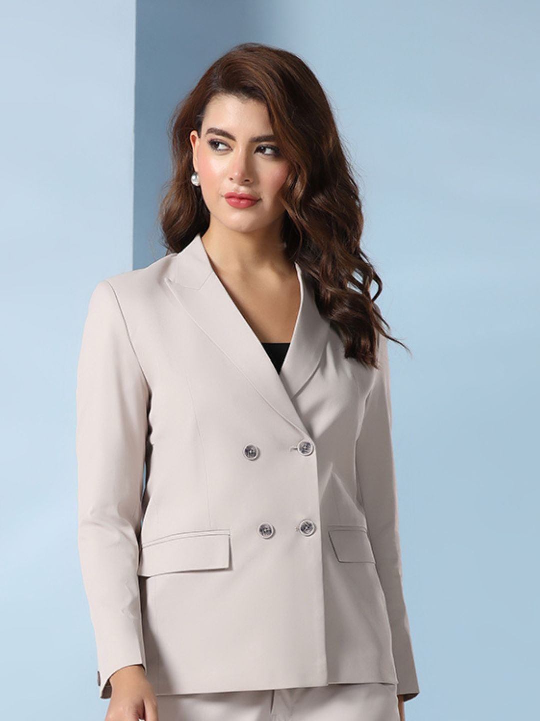Women Beige Blazer