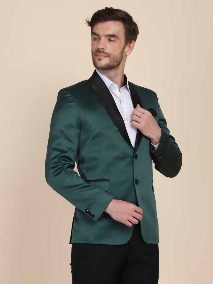 Men Green Tuxedo - Tahvo India