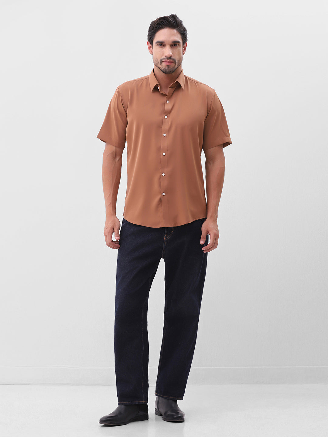 The Tuscan Mustard Short Sleeve Resort Shirt