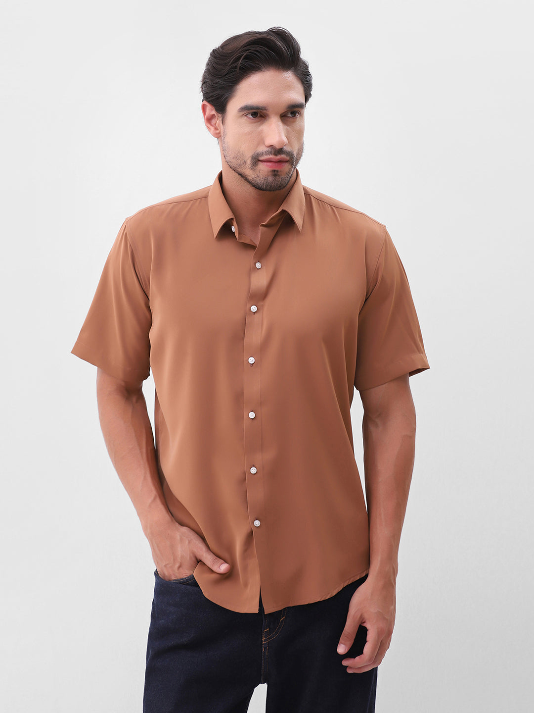 The Tuscan Mustard Short Sleeve Resort Shirt