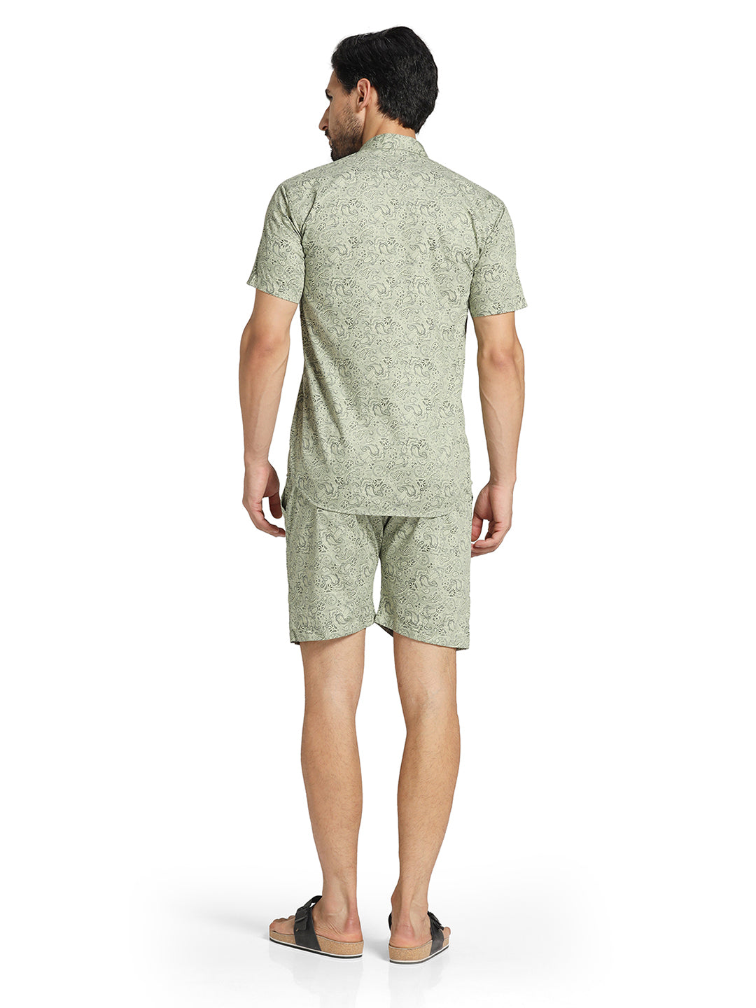 Men Printed Co-Ords Set - Tahvo India
